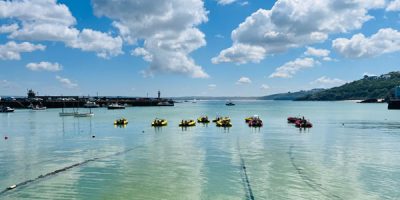 St Ives Harbour on a summer's day